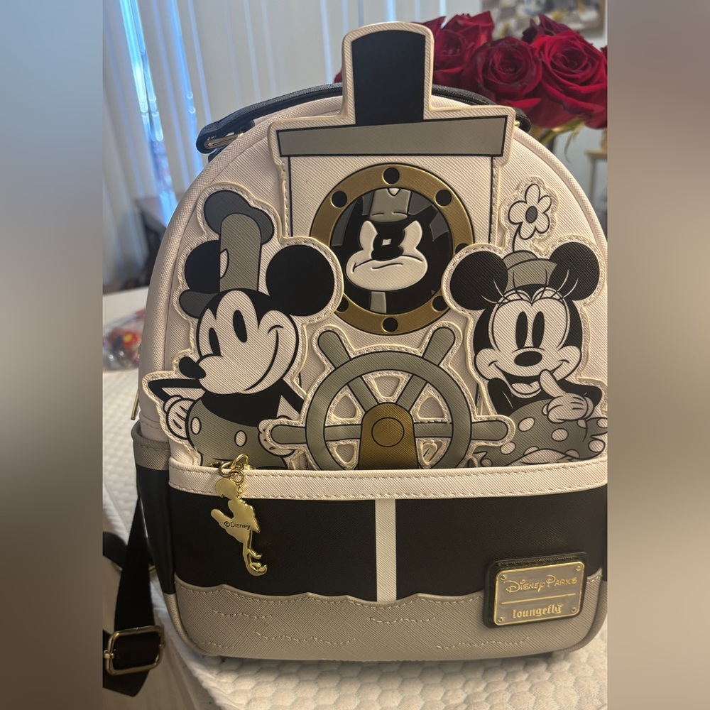 Disney Parks Loungefly Mickey and Minnie Backpack